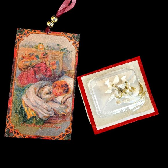 Vintage Holiday Baby Book & Instant Collection Card Ephemera and Decor Bundle - Picture 4 of 16